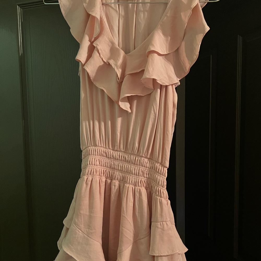 Mustard seed pleated romper
